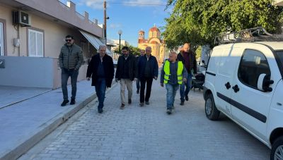 Στο έργο ανάπλασης της οδού Σταδίου στη Νέα Αλικαρνασσό ο Αλέξης Καλοκαιρινός (φωτο)