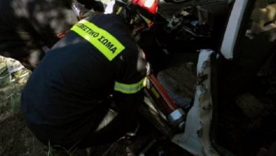 Κρήτη: Τροχαίο με εγκλωβισμό - Συναγερμός σε ΕΚΑΒ και Πυροσβεστική