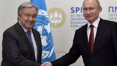 Η Ουκρανία θα βρεθεί στο επίκεντρο της συνάντησης Πούτιν - Γκουτέρες