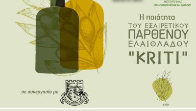 Εκπαίδευση ελαιοπαραγωγών του Δήμου Καντάνου Σελίνου  για την ποιότητα του Εξαιρετικού Παρθένου Ελαιόλαδου “Κρήτη/Kriti”