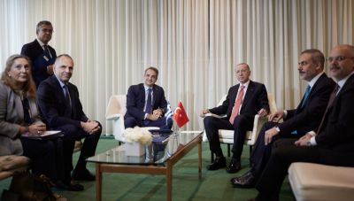 Ανακοίνωση του Γραφείου Τύπου Για τη συνάντηση Μητσοτάκη-Ερντογάν