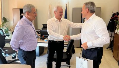 Συνάντηση του Δημάρχου Ηρακλείου Αλέξη Καλοκαιρινού με τον Πρέσβη της Δανίας στην Ελλάδα