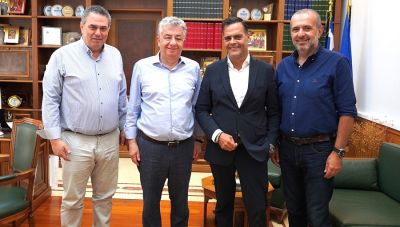 Επίσκεψη του Προέδρου της Ελληνικής Οδοντιατρικής Ομοσπονδίας στην Περιφέρεια Κρήτης