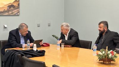 Η οδική σύνδεση της Μεσαράς με το νέο Αεροδρόμιο, στο επίκεντρο της συζήτησης με τον Υφυπουργό Υποδομών και Μεταφορών