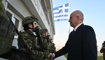 Φυλάκιο στον Έβρο επισκέφθηκε ο Νίκος Δένδιας