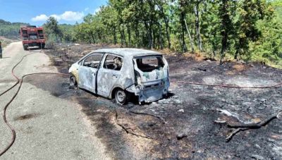 Εντοπίστηκε σορός σε καμένο ΙΧ στη Δάρα Μεσσηνίας