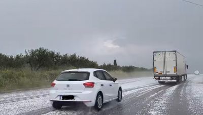 Νέα χαλαζόπτωση «χτύπησε» την ενδοχώρα του Ηρακλείου – 