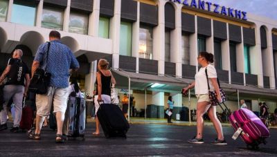 ΙΝΣΕΤΕ: Πρωτιά της Κρήτης αλλά με μείωση στις διεθνείς αεροπορικές αφίξεις το α’ τρίμηνο