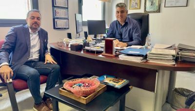 Με τον νέο Αερολιμενάρχη Ηρακλείου συναντήθηκε ο Φραγκίσκος Παρασύρης