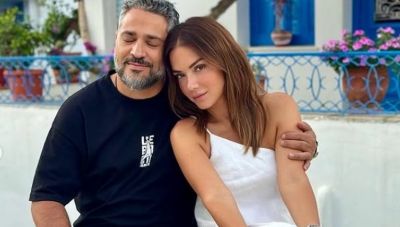 Βάσω Λασκαράκη-Λευτέρης Σουλτάτος: Στην γιορτή οφτού στα Ανώγεια με τα παιδιά τους