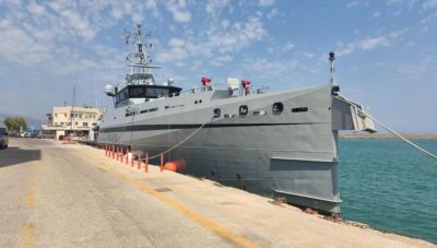 Στο λιμάνι του Ηρακλείου ιταλικό σκάφος της Frontex για τις μεταναστευτικές ροές που συνεχίζονται στην Κρήτη