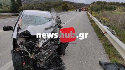 Ηράκλειο: Τροχαίο με δύο τραυματίες στο δρομο προς Μαλάδες