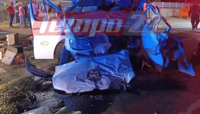 Αχαΐα: Νεκρός 60χρονος μετά από σφοδρή σύγκρουση νταλίκας με φορτηγάκι