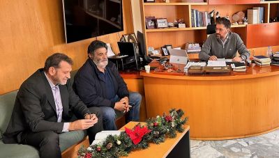 Η Αγία Πελαγία στο επίκεντρο των συναντήσεων του Δήμαρχου Μαλεβιζίου Μενέλαου Μποκέα