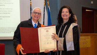 Πανεπιστήμιο Κρήτης: Απονομή του τίτλου του Επίτιμου Διδάκτορα του Τμήματος Επιστήμης Υπολογιστών στον Randy Katz