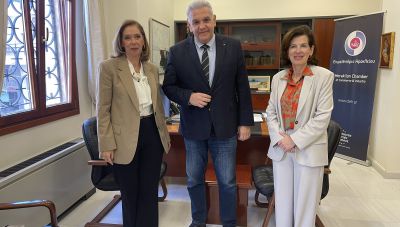 Η Πρέσβειρα της Γαλλίας στο Επιμελητήριο Ηρακλείου