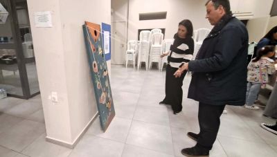 Στην εικαστική έκθεση 