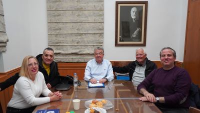 Συνάντηση Περιφερειάρχη Κρήτης με την Διοίκηση του Ηροδότου