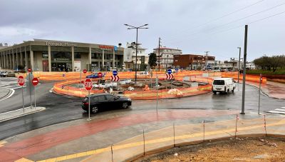 Μαλεβίζι: Σε κυκλοφορία δόθηκε ο κυκλικός κόμβος στην περιοχή της Ανόδου