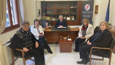  Δίκτυο Παρέμβασης Γυναικών Κρήτης: Εθιμοτυπική επίσκεψη  στο Επιμελητήριο Ηρακλείου