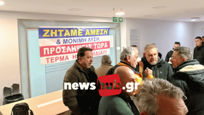 Ηράκλειο: Κατάληψη στο Μηχανολογικό Τμήμα από τους εκπαιδευτές οδήγησης (Φωτο)