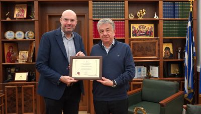 Επίσκεψη του Προέδρου της Ένωσης Νέων Αυτοδιοικητικών Ελλάδος στον Περιφερειάρχη Κρήτης