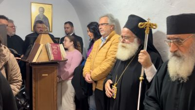 Σητεία: Αρχιερατικός Εσπερινός της εορτής του Οσίου Ισιδώρου παρουσία των τοπικών Αρχών