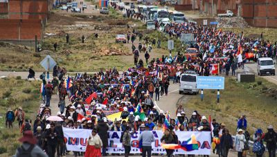 Βολιβία: Πορεία διαμαρτυρία υποστηρικτών του πρώην προέδρου Μοράλες για την οικονομική κρίση