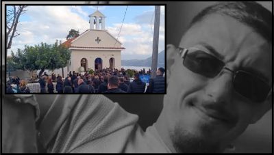 Χανιά: «Ράγισαν και οι πέτρες» στο τελευταίο αντίο στον 22χρονο Παναγιώτη που σκοτώθηκε σε τροχαίο (Φωτο)