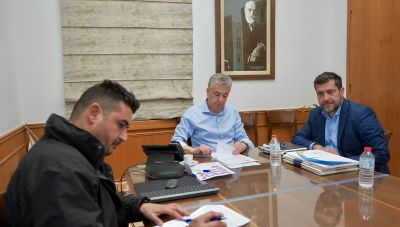 Το έργο της αποκατάστασης ζημιών από την θεομηνία του 2022 Στο Δήμο Σητείας υπέγραψε ο Περιφερειάρχης Κρήτης