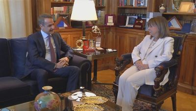 Κ. Μητσοτάκης σε Κ. Σακελλαροπούλου: Δώσατε στο θεσμό τα δικά σας ξεχωριστά χαρακτηριστικά