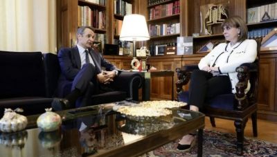 Σήμερα η συνάντηση του Κυριάκου Μητσοτάκη με την Κατερίνα Σακελλαροπούλου