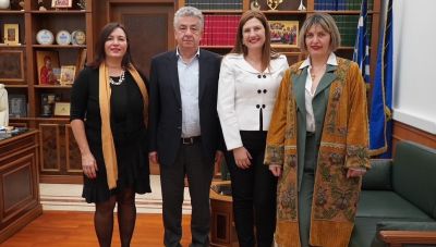 Συνάντηση του Περιφερειάρχη Κρήτης με το Προεδρείο του Αναπτυξιακού Συλλόγου Γυναικών Επιχειρηματιών
