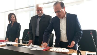 Έκοψε τη βασιλόπιτα το ΔΣ του Δημοτικού Συμβουλίου Ρεθύμνης