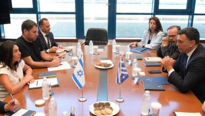 Συνάντηση του Υπουργού Ναυτιλίας και Νησιωτικής Πολιτικής, Βασίλη Κικίλια, με την Υπουργό Μεταφορών του Ισραήλ, Miri Regev