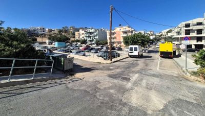 Εργασίες τη Δευτέρα 14 Ιουλίου στο χώρο της νέας θέσης της Λαϊκής αγοράς του Αγίου Νικολάου