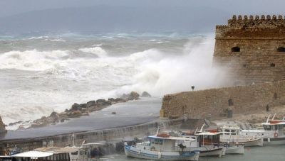 Προειδοποίηση από το Λιμεναρχείο Ηρακλείου: Άνεμοι έως 7 μποφόρ άυριο Δευτέρα