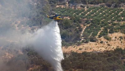 Πολύ υψηλός κίνδυνος πυρκαγιάς σήμερα σε όλη την Κρήτη