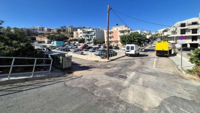 Εργασίες σημερα στο χώρο της νέας θέσης της Λαϊκής αγοράς του Αγίου Νικολάου