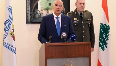 Στον Λίβανο ο Ν. Δένδιας: Προτεραιότητα η προστασία της ελληνορθόδοξης κοινότητας στη Συρία