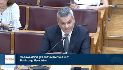 Χ. Μαμουλάκης: Η φορολογική πολιτική της ΝΔ είναι αμιγώς ταξική και ευνοεί τους έχοντες (βίντεο)