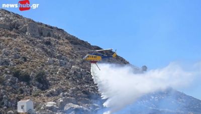 Ιεράπετρα: Φωτιά σήμανε συναγερμό ενώ σηκώθηκαν και ελικόπτερα - Μήνυμα 112 προς κατοίκους να εκκενώσουν χωριά (φωτο)