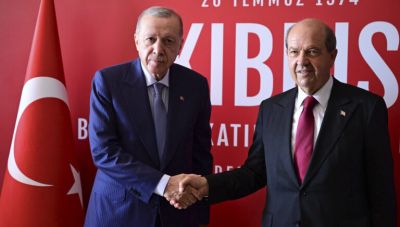 Προκλητική ρητορική Ερντογάν από τα Κατεχόμενα – Καλεί τη διεθνή κοινότητα «να συμφιλιωθεί με την πραγματικότητα»