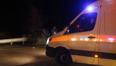 Τροχαίο ατύχημα στη Σούδα – ΙΧ έπεσε στις μπάρες του ΒΟΑΚ