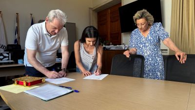 Ορκωμοσία νέας μόνιμης υπαλλήλου στο Δήμο Ηρακλείου