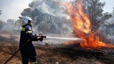 Πολύ υψηλός ο κίνδυνος πυρκαγιάς σήμερα σε όλη την Κρήτη-Οδηγίες από την Πολιτική Προστασία