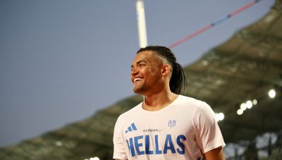 Εμμανουήλ Καραλής: Το χιουμοριστικό TikTok με τραγούδι του Γιώργου Σαμπάνη μετά από αποτυχημένο άλμα