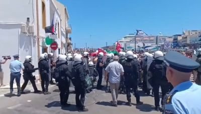 Ένταση και χημικά στον Άγιο Νικόλαο με φόντο την παρουσία Ισραηλινών τουριστών