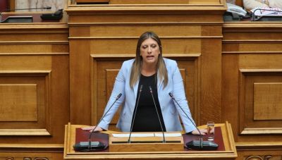 Ζ. Κωνσταντοπούλου: Παίρνετε στις πλάτες σας την ευθύνη του ξεπλύματος Βορίδη και Αυγενάκη