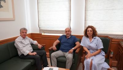 Συνάντηση του Περιφερειάρχη Κρήτης με τον Δήμαρχο Σφακίων